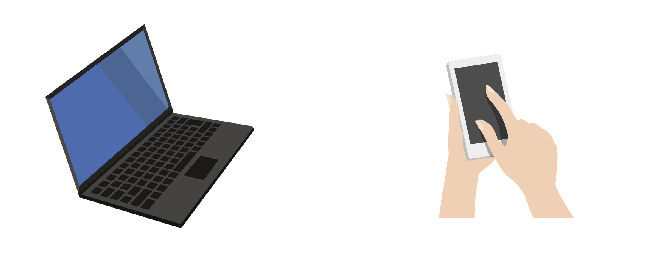 パソコン、スマホから簡単にご予約いただけます